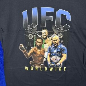 UFC Worldwide black and blue t-shirt Men's Sz XL‎ #fighting
